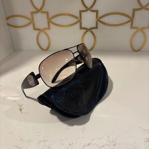 Versace 2060-B 1009/8G characterized by a brown/black frame crystal detailing
